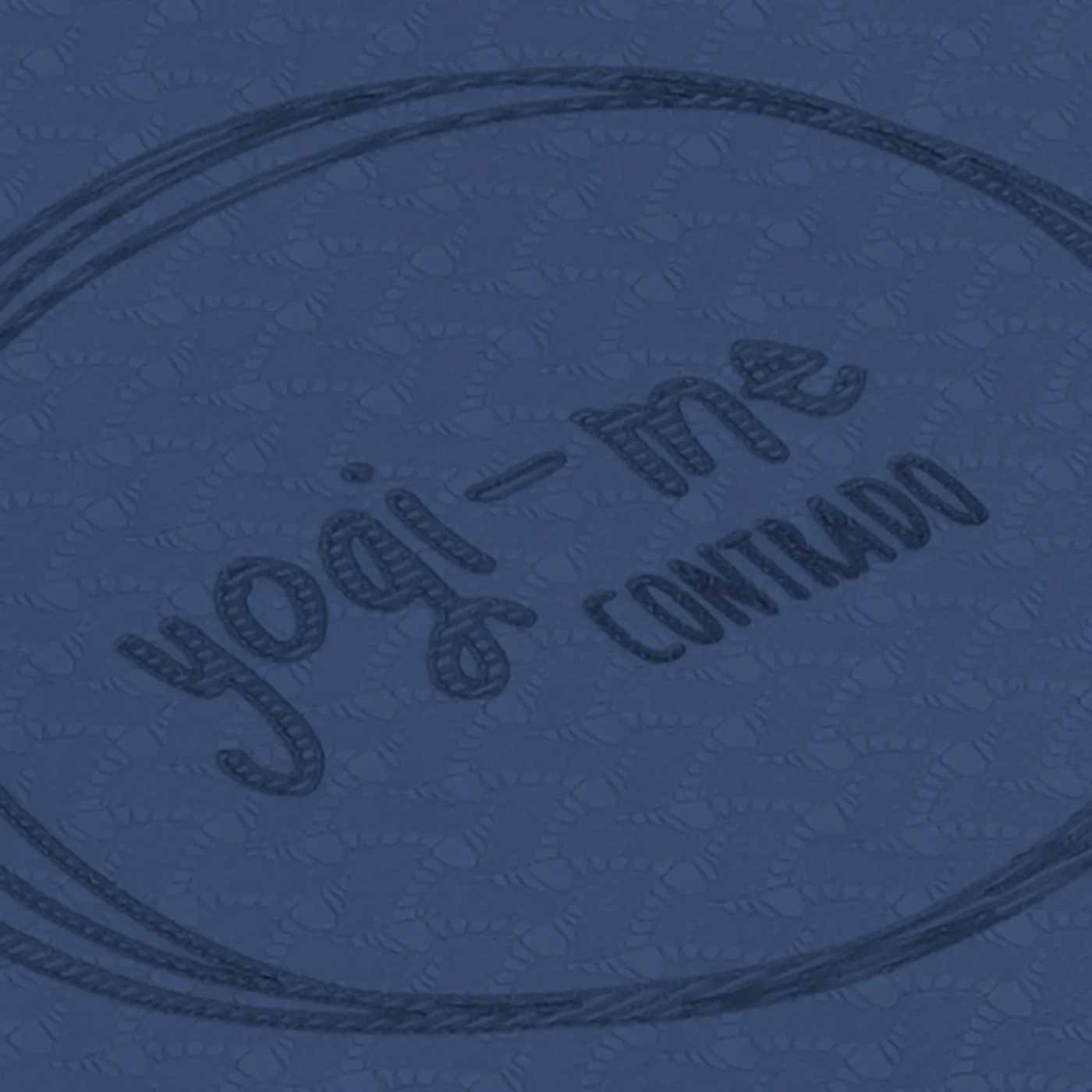 The poses are marked into the mat itself