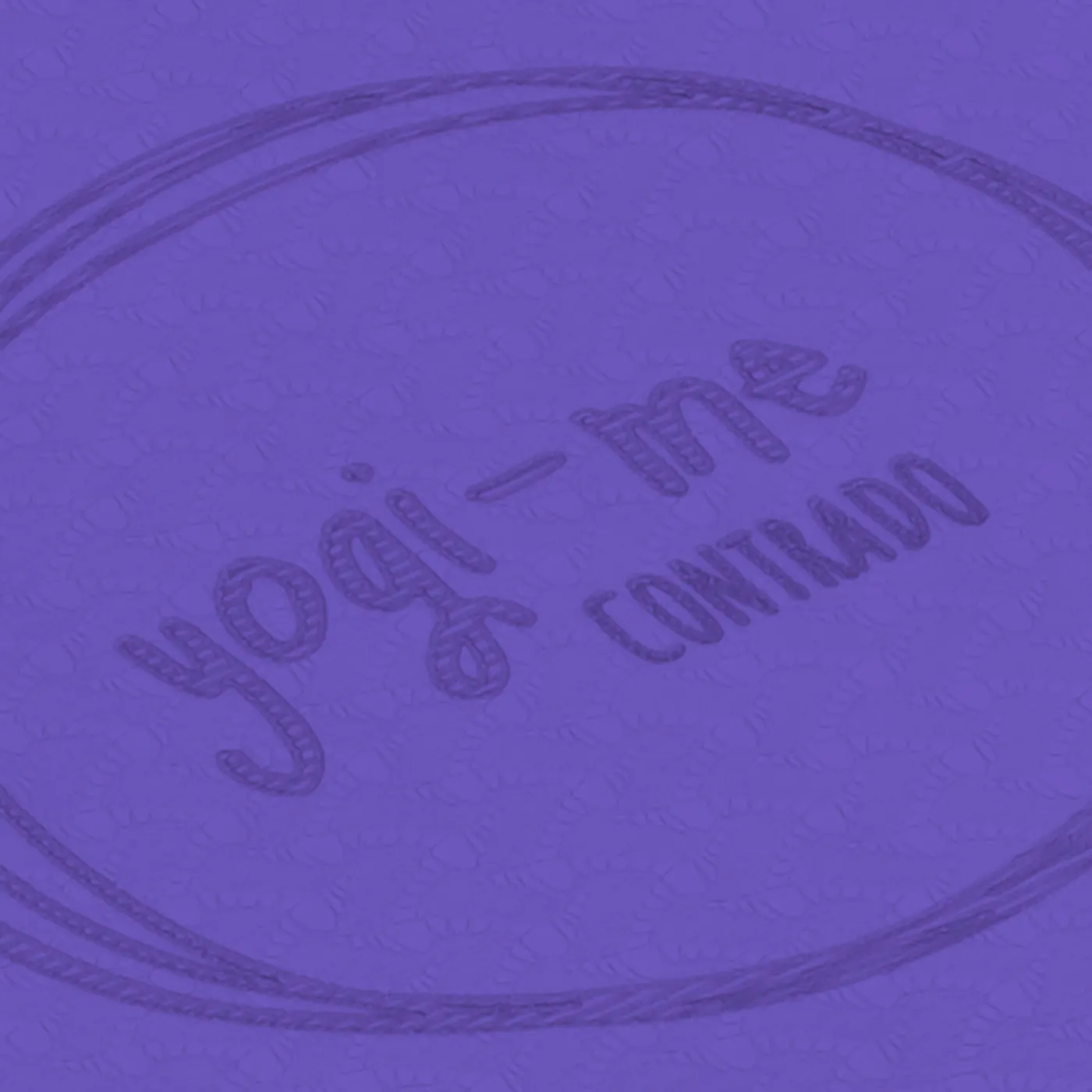 The poses are marked into the mat itself