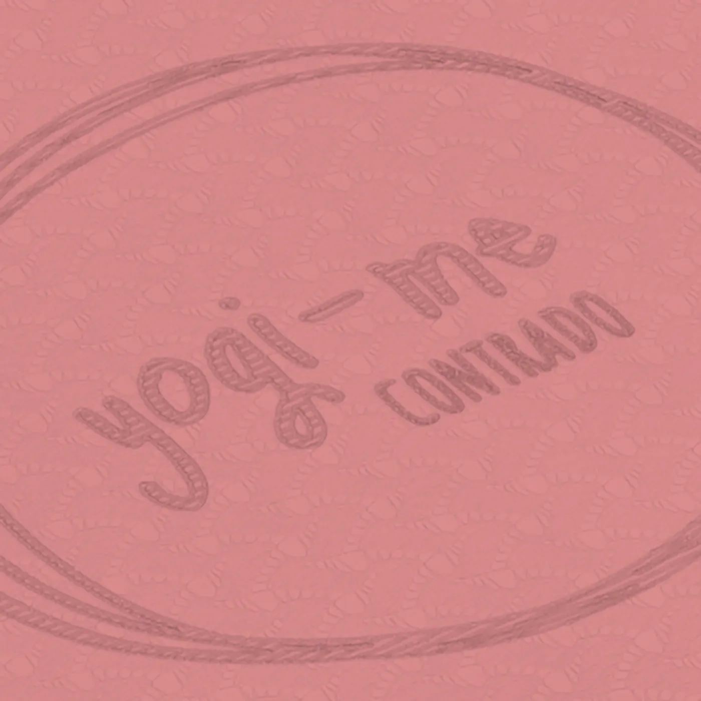 The poses are marked into the mat itself